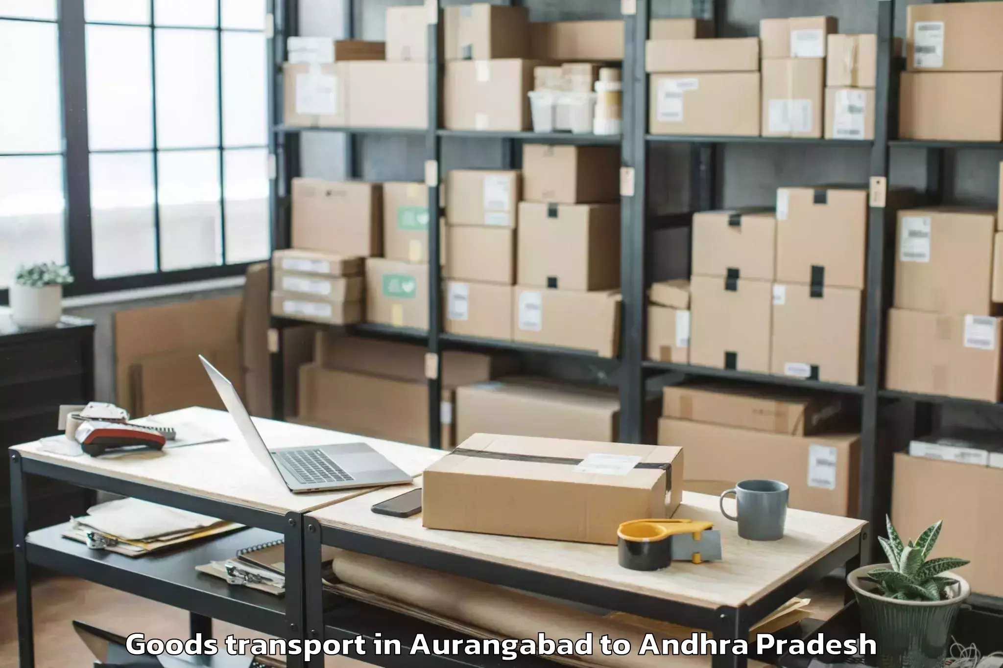 Expert Aurangabad to Kajuluru Goods Transport